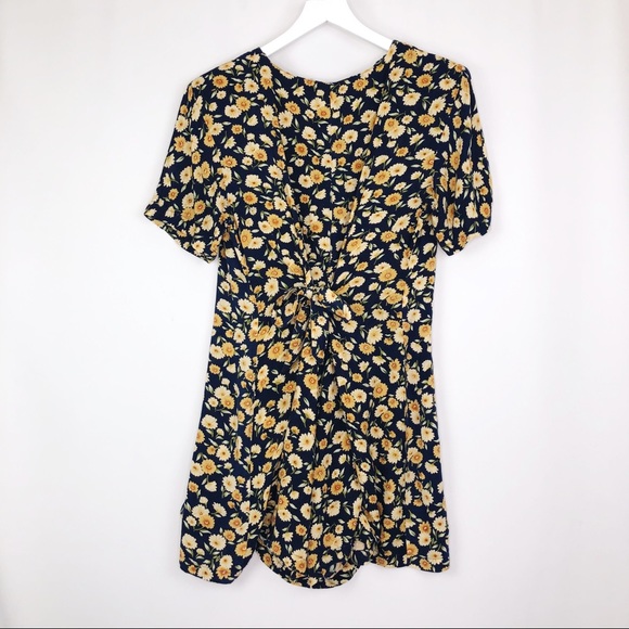 Vintage Anegada's Yellow Flower Print Romper - Picture 2 of 8